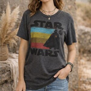 Star Wars Retro Darth Vader Graphic Tee T-Shirt Size Medium